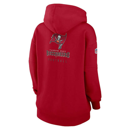 Tampa Bay Buccaneers Women's 2023 Sideline Club Fleece Pullover Hoodie - Red | Nike discount