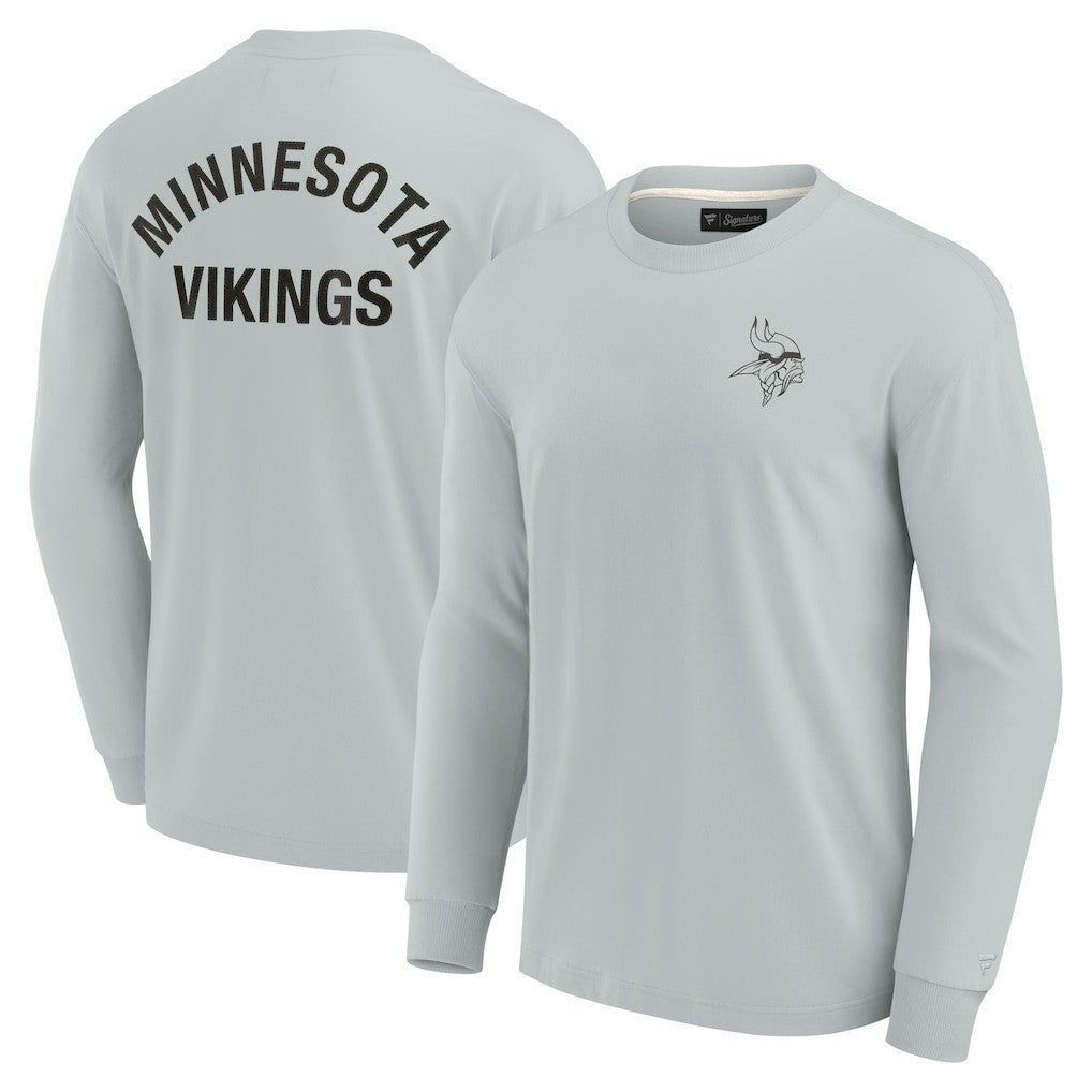 Minnesota Vikings Unisex Elements Super Soft Long Sleeve T-Shirt - Gray sale