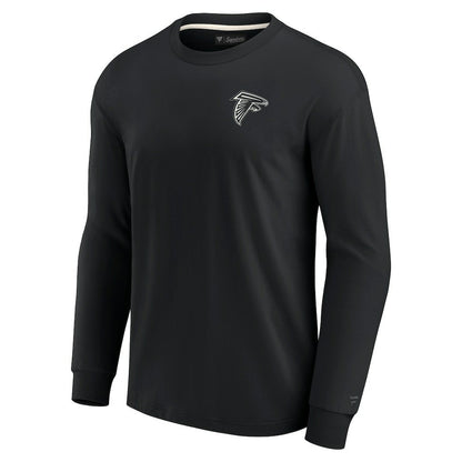 Atlanta Falcons Unisex Elements Super Soft Long Sleeve T-Shirt - Black outlet