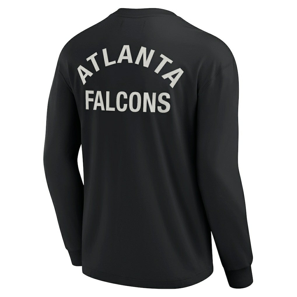 Atlanta Falcons Unisex Elements Super Soft Long Sleeve T-Shirt - Black outlet