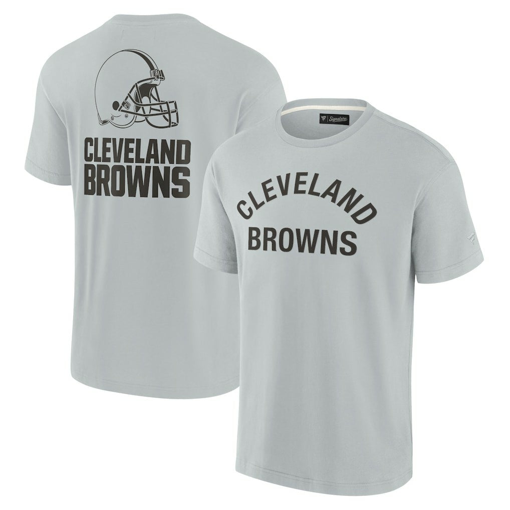 Cleveland Browns Unisex Elements Super Soft Short Sleeve T-Shirt - Gray outlet