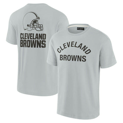 Cleveland Browns Unisex Elements Super Soft Short Sleeve T-Shirt - Gray outlet