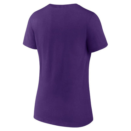 Minnesota Vikings Women's Primary Play V-Neck T-Shirt - Purple sale
