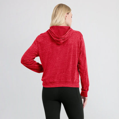 San Francisco 49ers Women's Rewind Gym Vintage Lightweight Pullover Hoodie - Scarlet | Nike discount