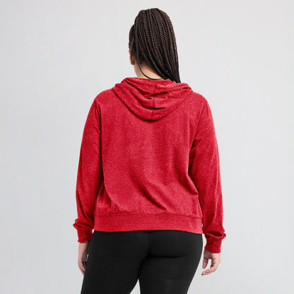San Francisco 49ers Women's Rewind Gym Vintage Lightweight Pullover Hoodie - Scarlet | Nike discount