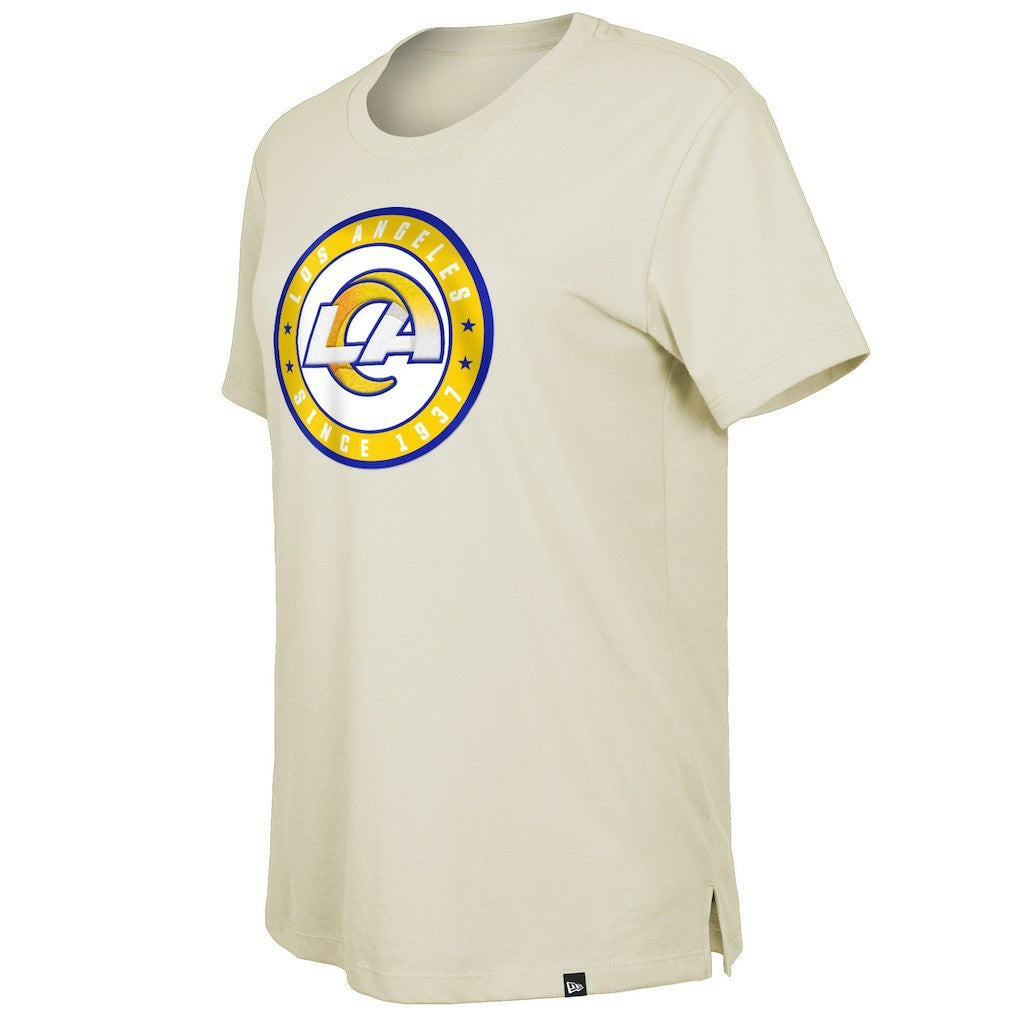 Los Angeles Rams New Era Women's 2023 NFL Draft T-Shirt - Cream for sale