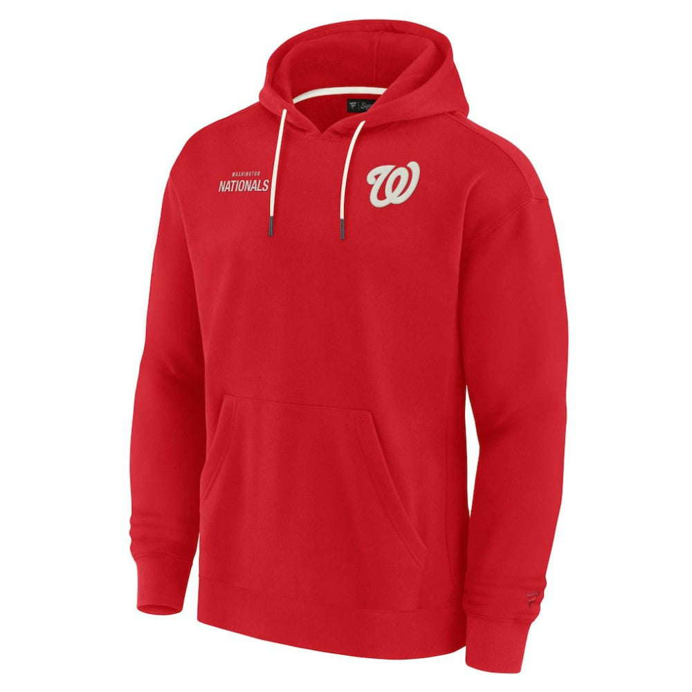 Washington Nationals Unisex Elements Super Soft Fleece Pullover Hoodie - Red