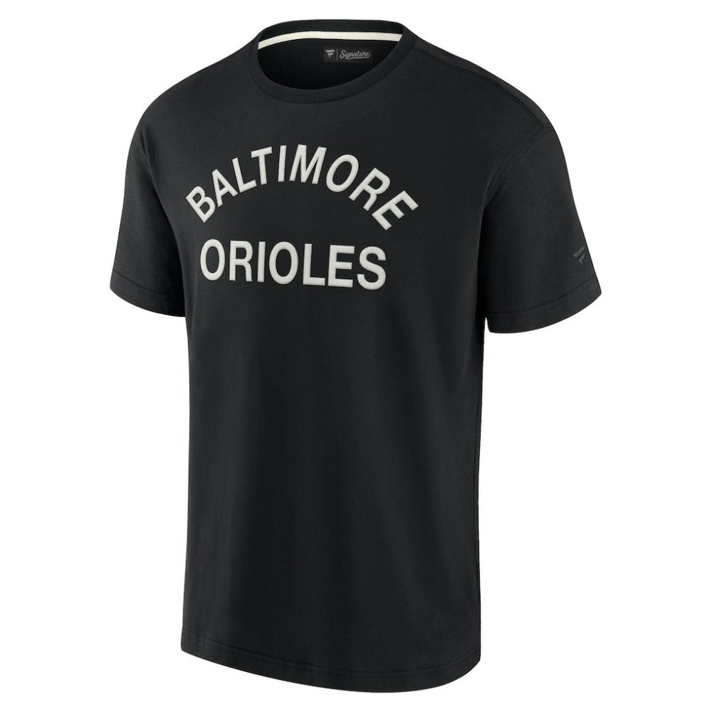 Baltimore Orioles Unisex Elements Super Soft Short Sleeve T-Shirt - Black