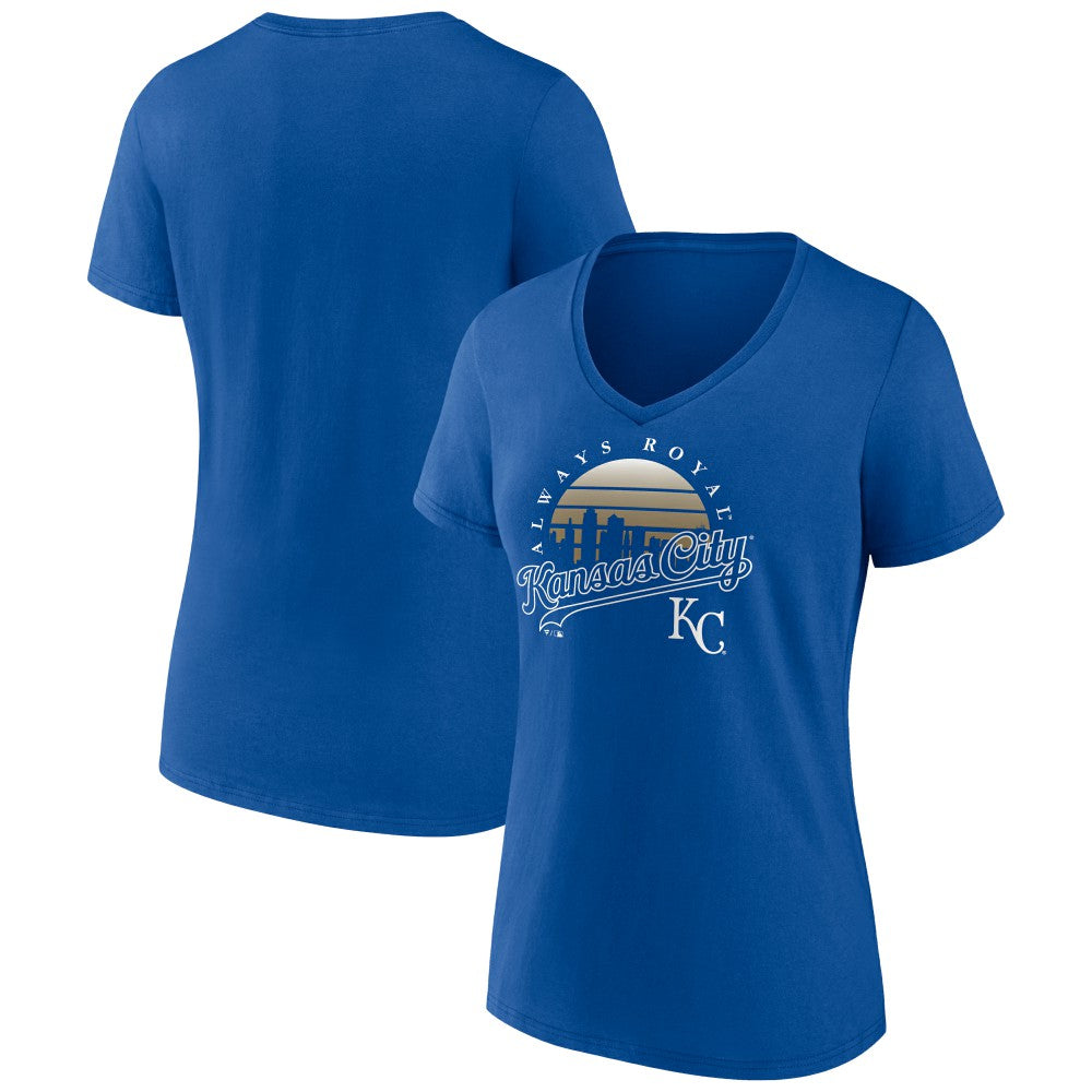Kansas City Royals Women's One Champion V-Neck T-Shirt - Royal