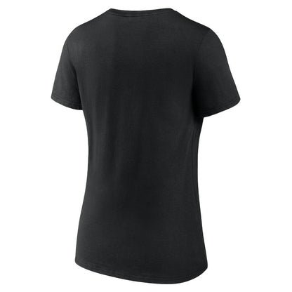 Miami Marlins Women's One Champion V-Neck T-Shirt - Black