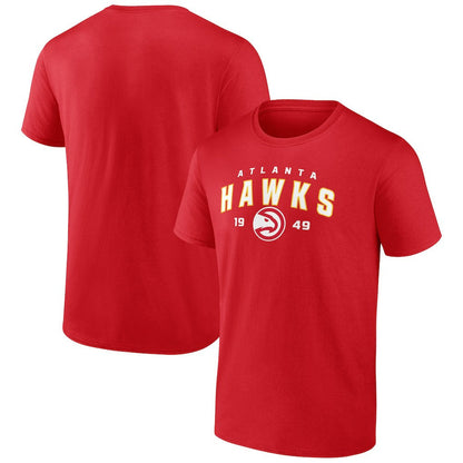 Atlanta Hawks Rebel Logo T-Shirt - Red cheap