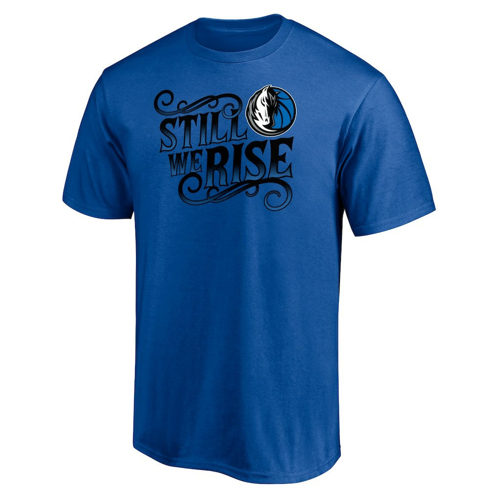 Dallas Mavericks Push Ahead T-Shirt sale - Blue online