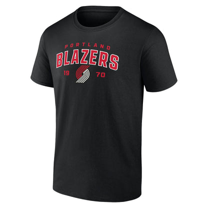Portland Trail Blazers Rebel Logo T-Shirt - Black for sale