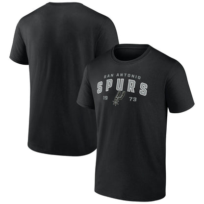 San Antonio Spurs Rebel Logo T-Shirt - Black cheap