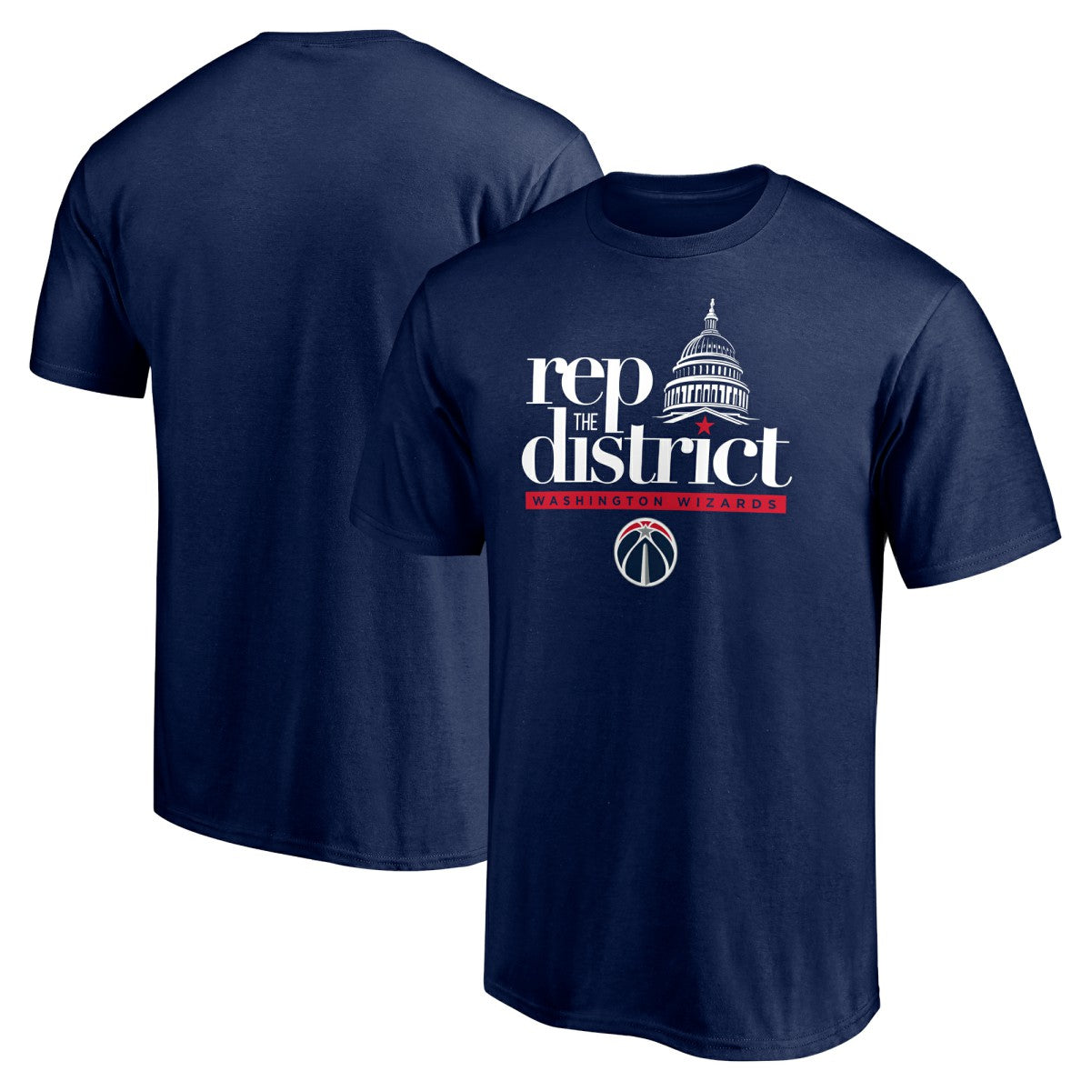 Washington Wizards Push Ahead T-Shirt - Navy outlet