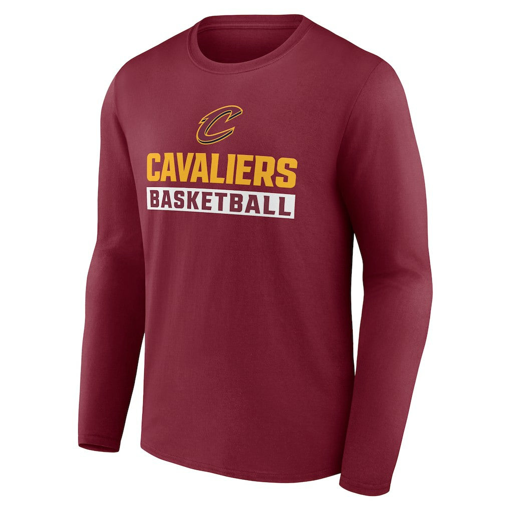 Cleveland Cavaliers Let's Go Long Sleeve T-Shirt sale - Garnet sale