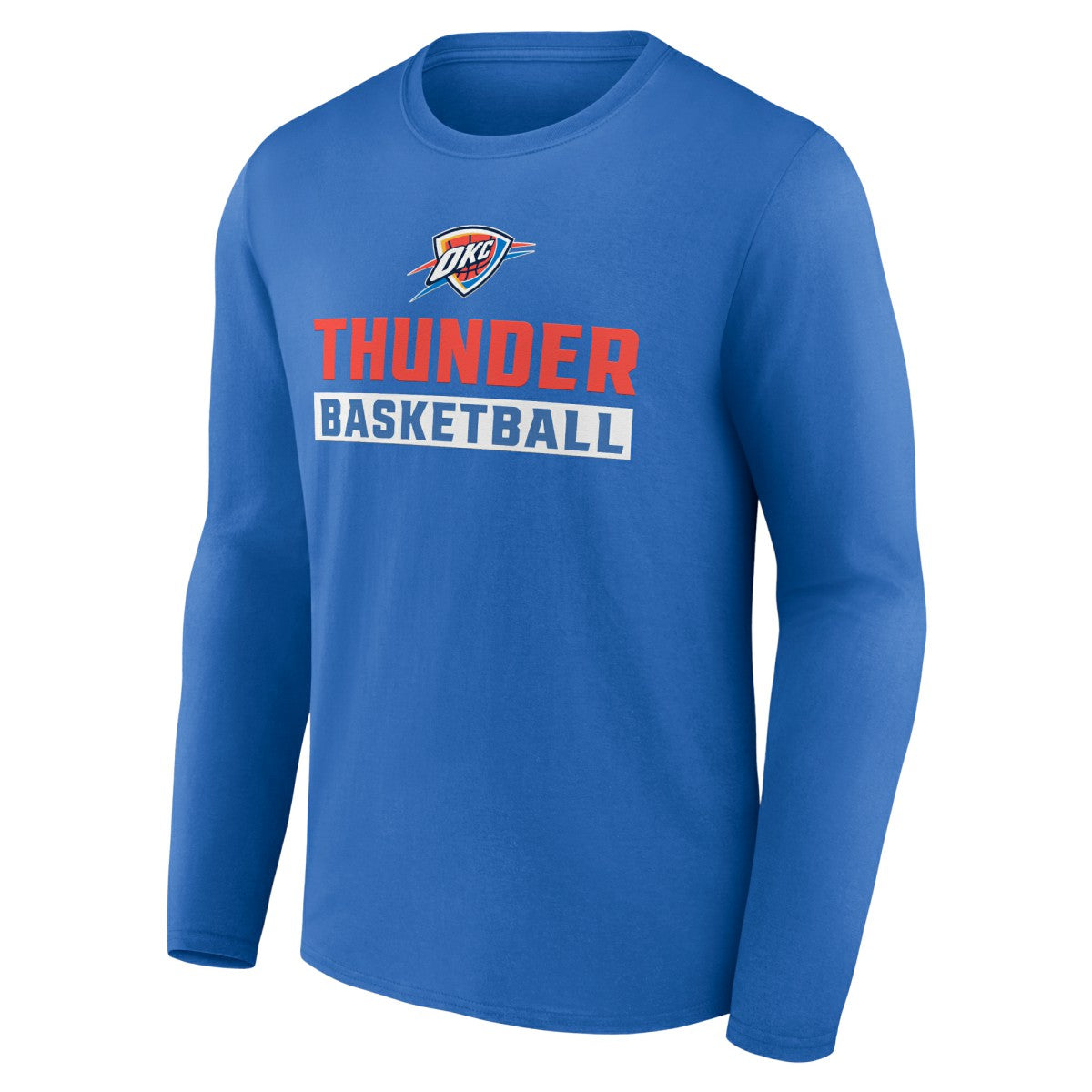 Oklahoma City Thunder Let's Go Long Sleeve T-Shirt - Blue discount