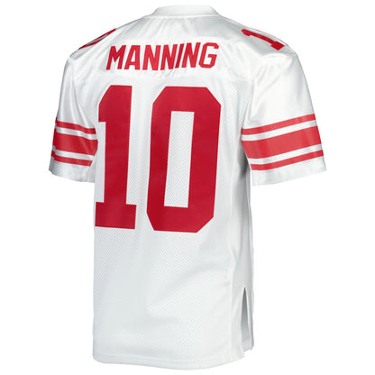 Eli Manning New York Giants 2007 Authentic Throwback Retired Player Jersey - White on sale
