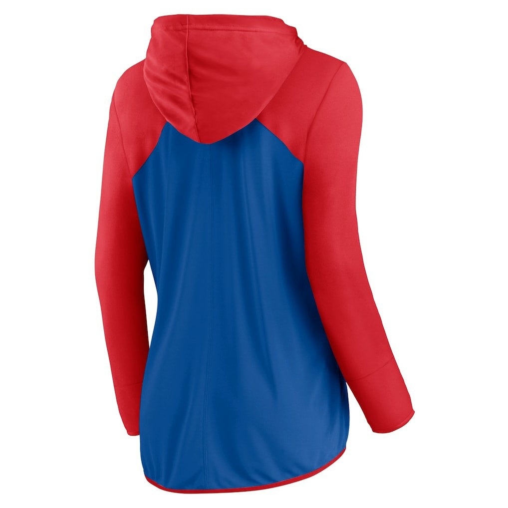 New York Giants Women's Forever Fan Full-Zip Hoodie - Royal/Red for sale