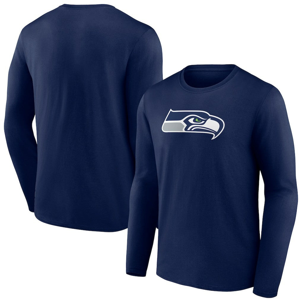 Seattle Seahawks Primary Team Logo Long Sleeve T-Shirt - College Navy online