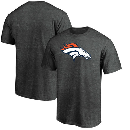 Denver Broncos Primary Logo T-Shirt - Heather Charcoal online