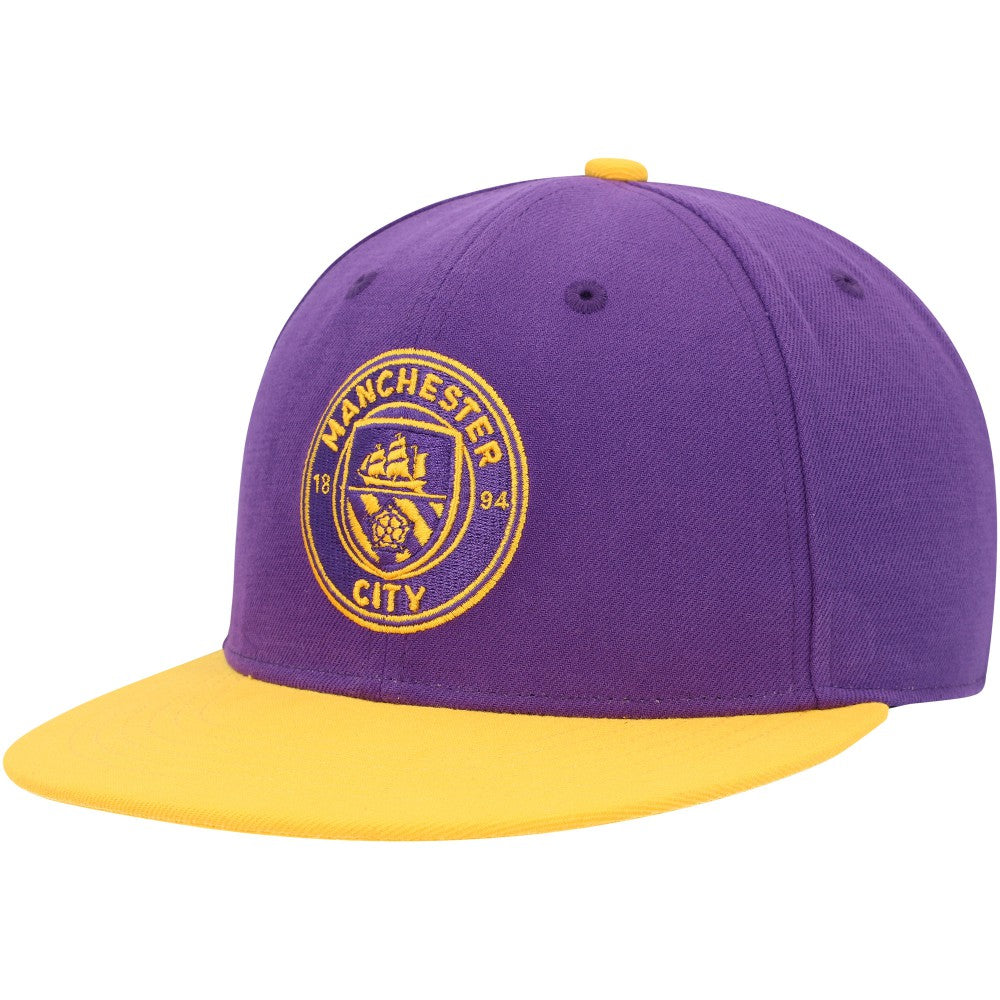Manchester City America's Game Fitted Hat - Purple/Yellow outlet