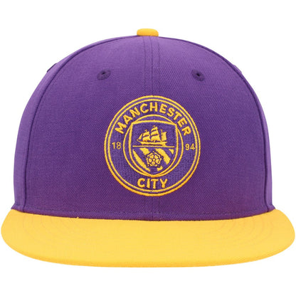 Manchester City America's Game Fitted Hat - Purple/Yellow outlet