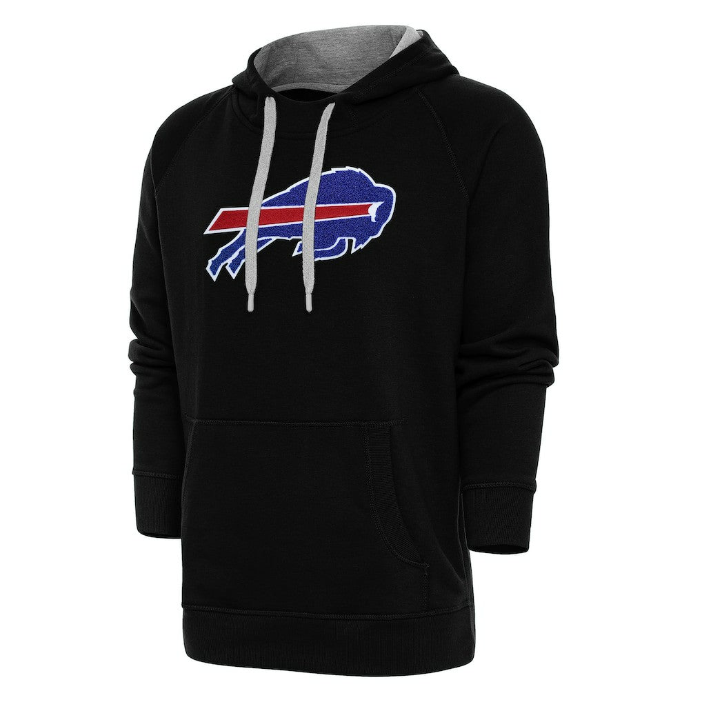 Buffalo Bills Antigua Victory Chenille Pullover Hoodie - Black sale