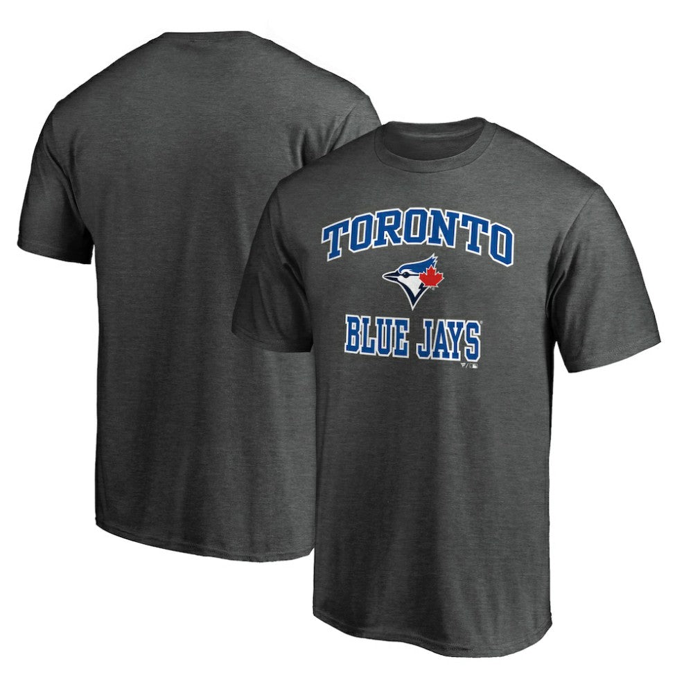 Toronto Blue Jays Heart and Soul T-Shirt - Charcoal