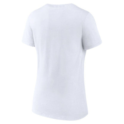 Denver Nuggets Women's Wordmark V-Neck T-Shirt sale - White sale