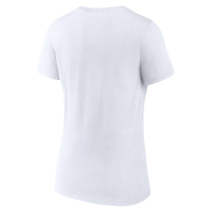 Washington Wizards Women's Primary Logo V-Neck T-Shirt - White sale