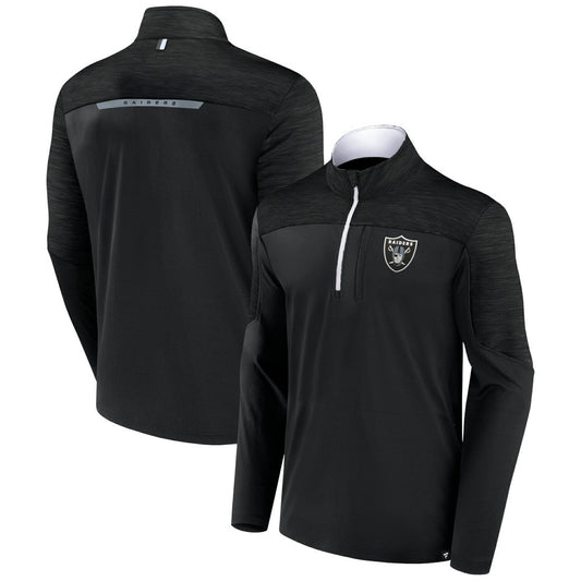 Las Vegas Raiders Defender Half-Zip Top - Black discount