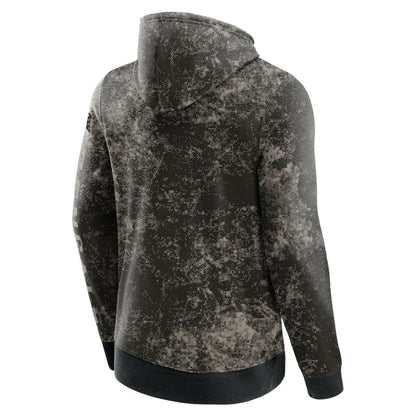Tampa Bay Buccaneers Blackout Tonal Pullover Hoodie - Black/Gray for sale