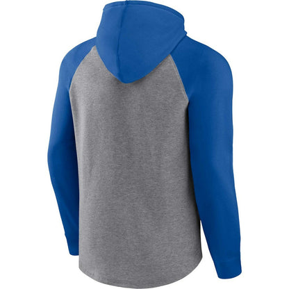 Buffalo Bills Favorite Arch Raglan Pullover Hoodie - Heather Gray online