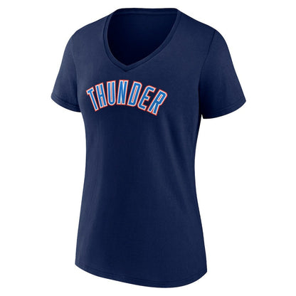 Oklahoma City Thunder Women's Wordmark V-Neck T-Shirt - Navy online