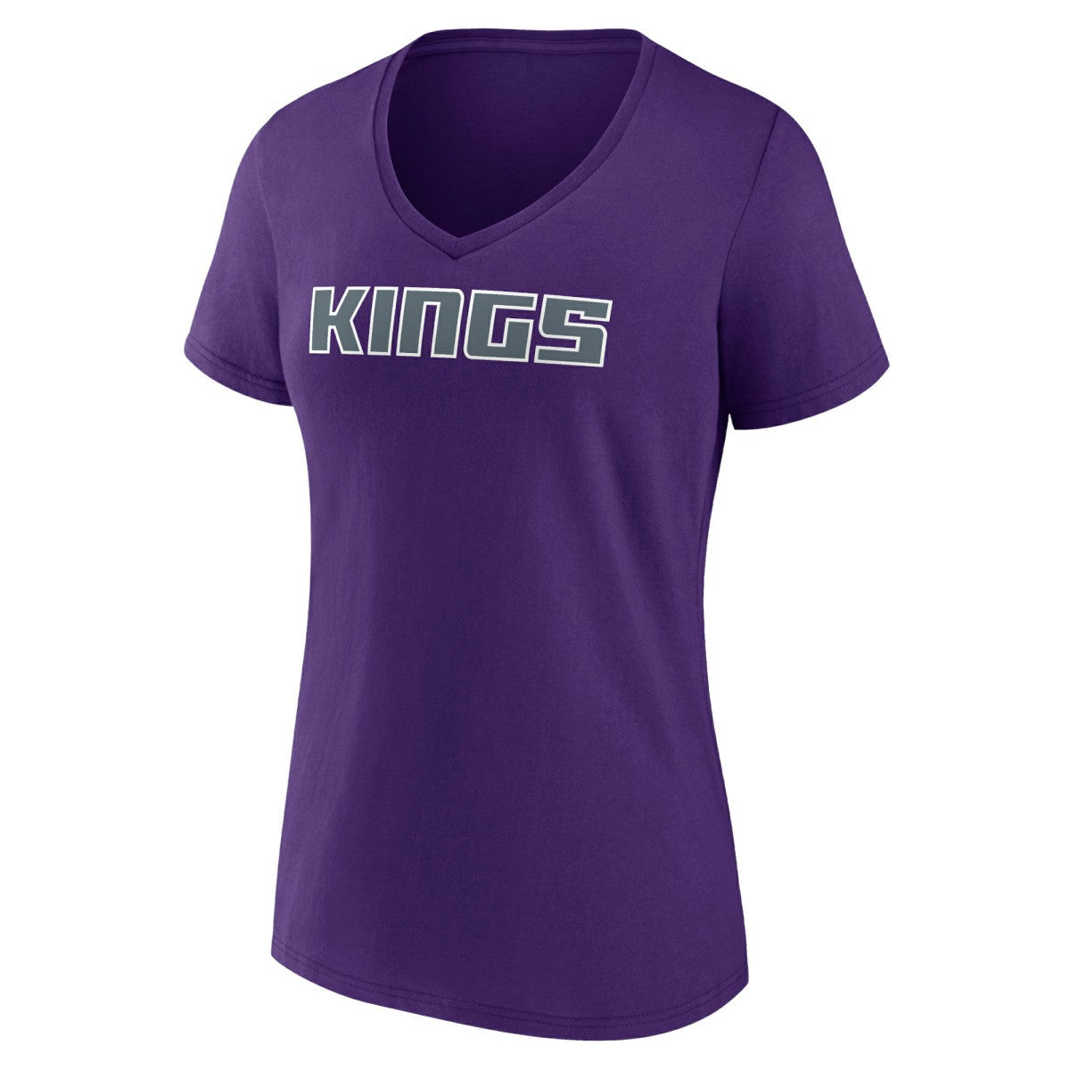 Sacramento Kings Women's Wordmark V-Neck T-Shirt - Purple cheap