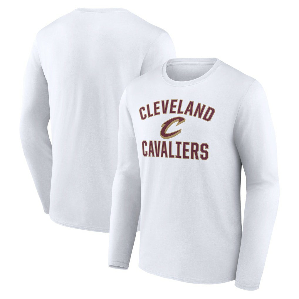 Cleveland Cavaliers Victory Arch Logo Long Sleeve T-Shirt sale - White on sale