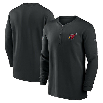 Arizona Cardinals 2023 Sideline Performance Long Sleeve Tri-Blend Quarter-Zip Top - Black | Nike outlet