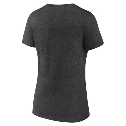 Denver Broncos Women's Victory Arch Team V-Neck T-Shirt - Charcoal sale