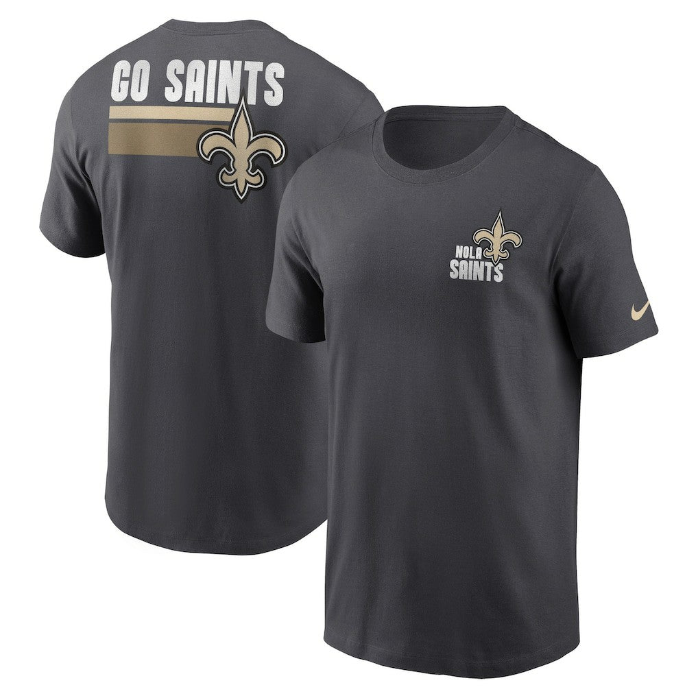 New Orleans Saints Blitz Essential T-Shirt - Anthracite | Nike discount