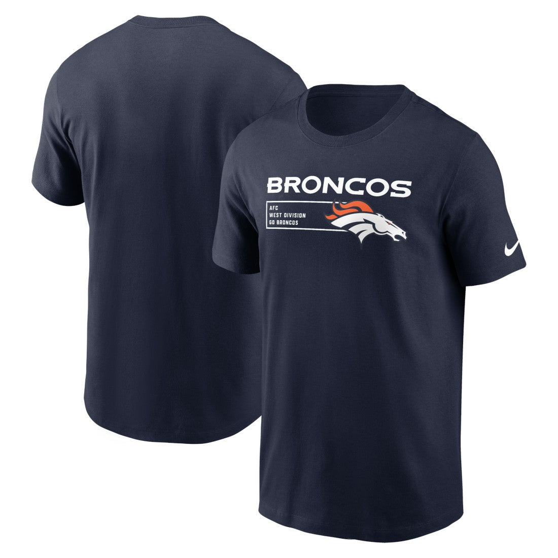 Denver Broncos Division Essential T-Shirt - Navy | Nike outlet