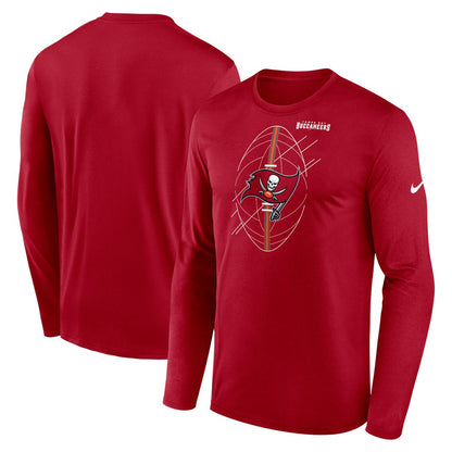 Tampa Bay Buccaneers Legend Icon Long Sleeve T-Shirt - Red | Nike cheap
