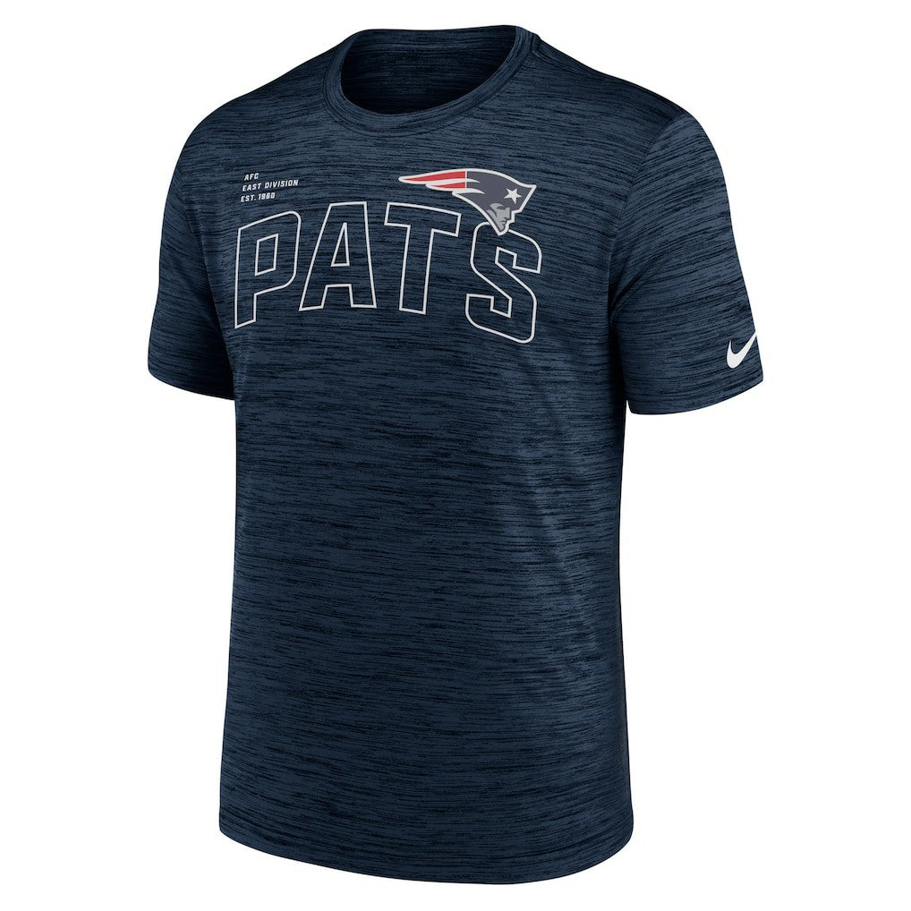 New England Patriots Velocity Arch Performance T-Shirt - Navy | Nike for sale