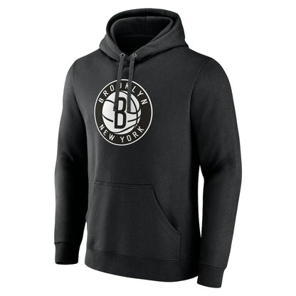 Brooklyn Nets Alternate Logo Pullover Hoodie - Black shop