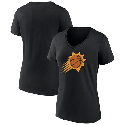 Phoenix Suns Women's Alternate Logo V-Neck T-Shirt - Black for sale