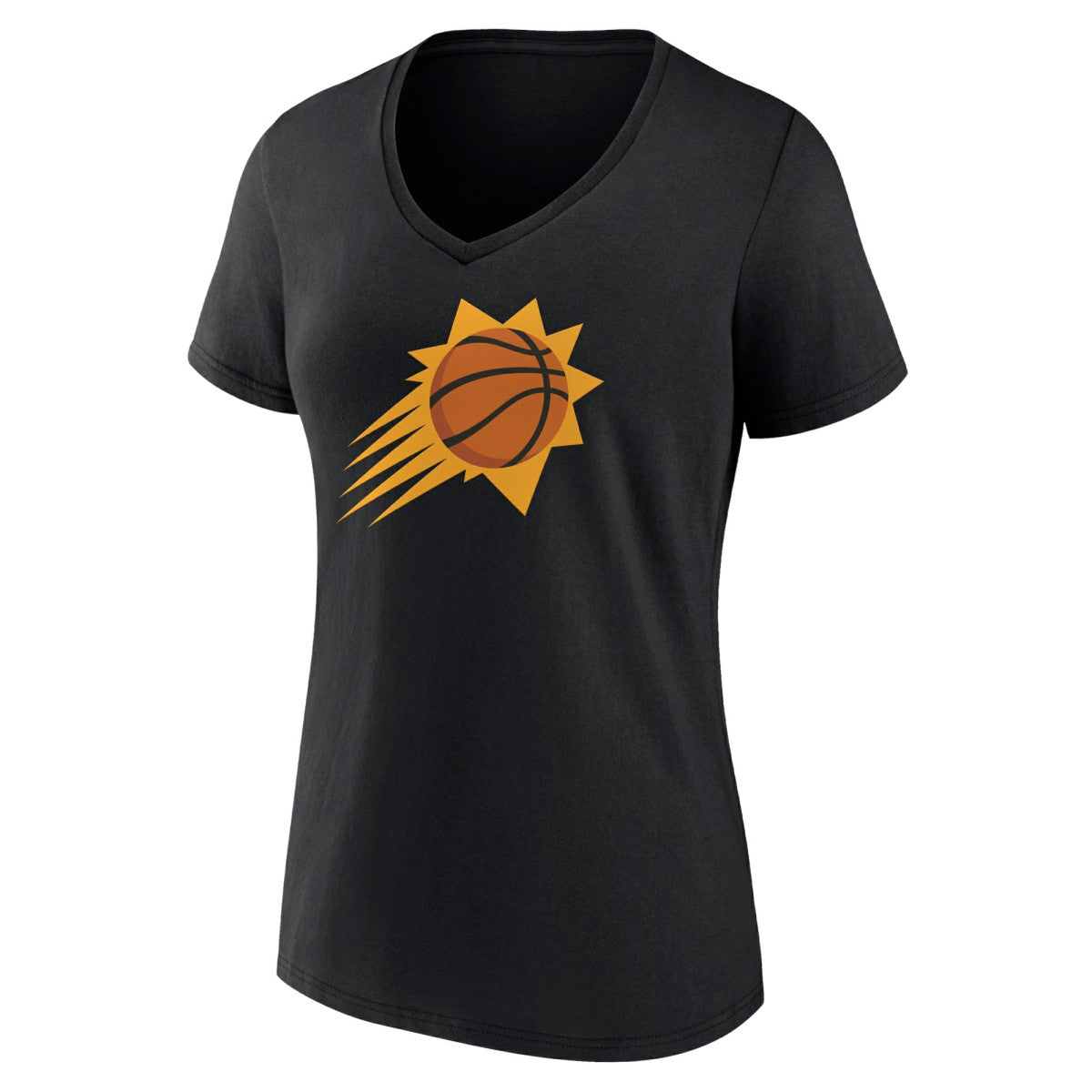 Phoenix Suns Women's Alternate Logo V-Neck T-Shirt - Black for sale
