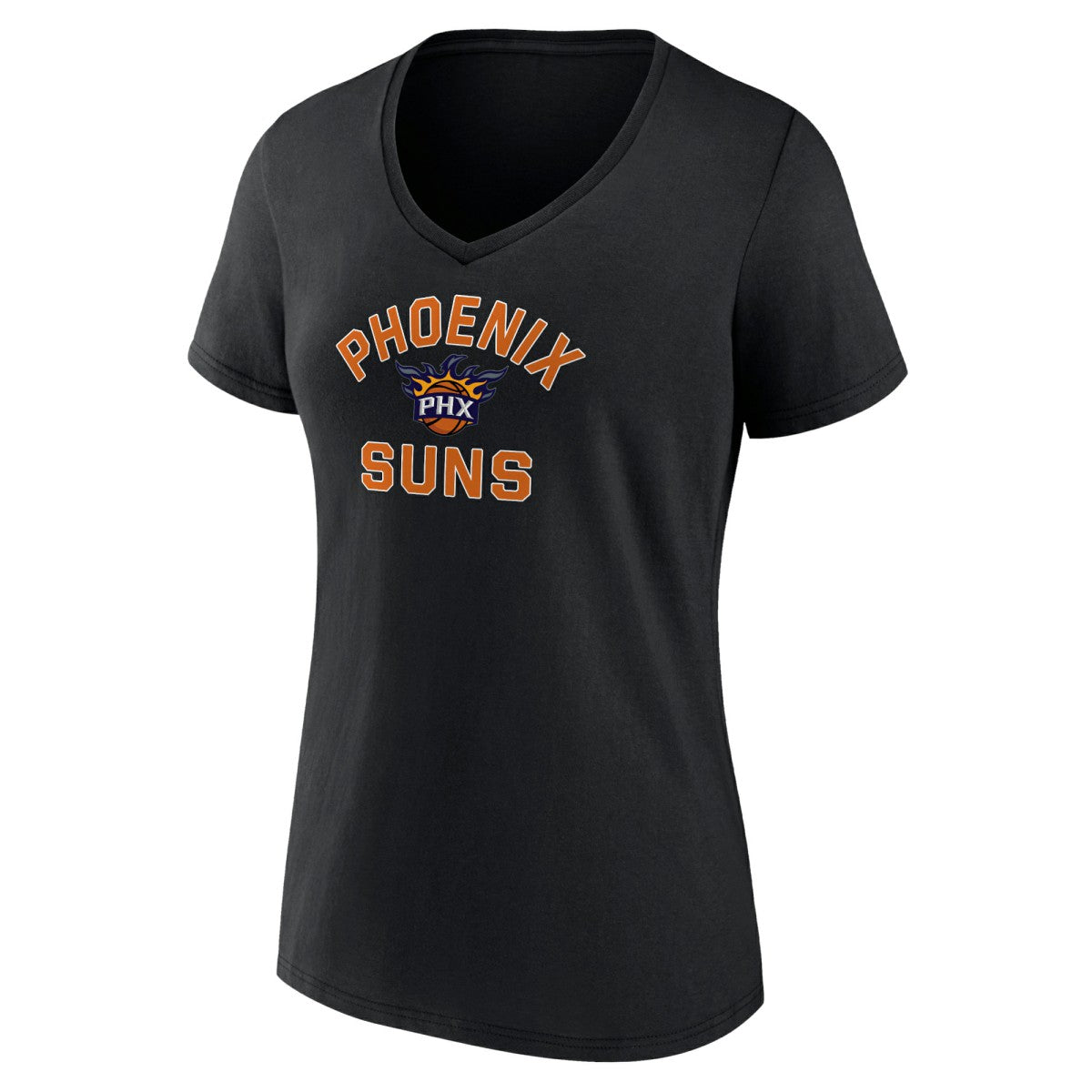 Phoenix Suns Women's Overtime Team V-Neck T-Shirt - Black on sale