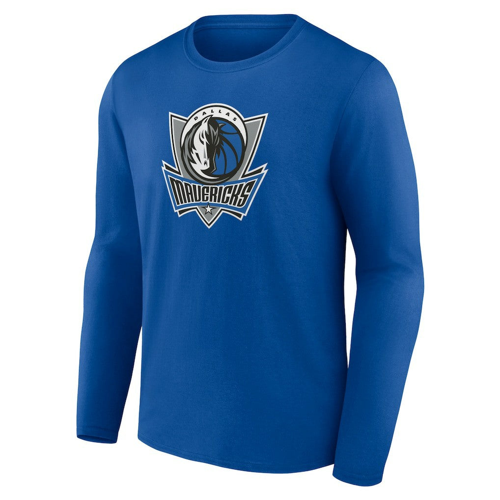 Dallas Mavericks Alternate Logo Long Sleeve T-Shirt sale - Royal sale