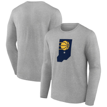 Indiana Pacers Alternate Logo Long Sleeve T-Shirt - Gray sale