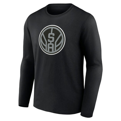 San Antonio Spurs Alternate Logo Long Sleeve T-Shirt - Black sale